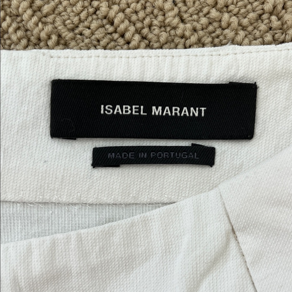 SUMMER SALE ISABEL MARANT | Elegant White Women's Skirt Medium - Picture 5 of 5